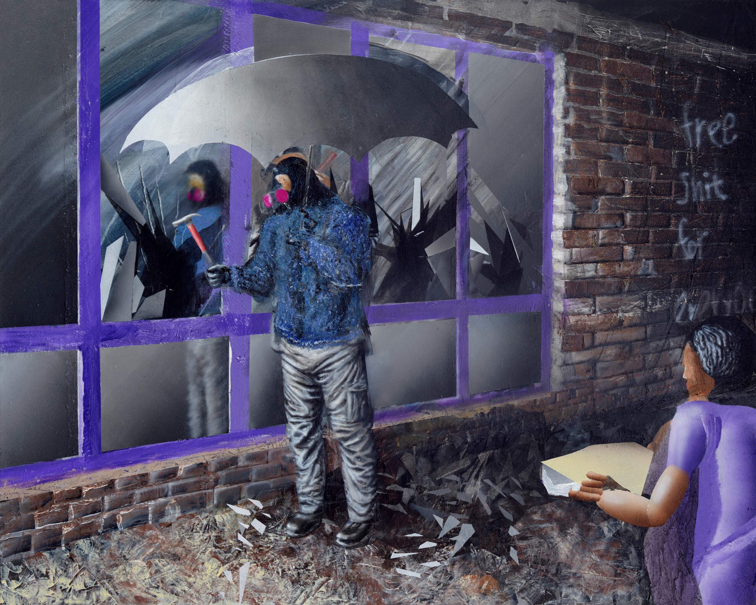 Scherben_2020_-80x100cm_Acrylics_canvasphoto_Uwe_Walter